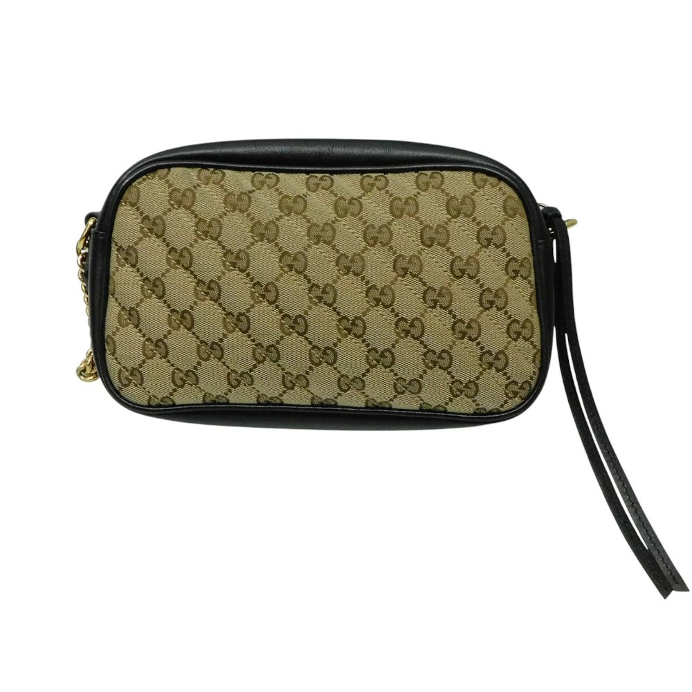 Gucci Camera Bag GG Marmont Black Shoulder Black